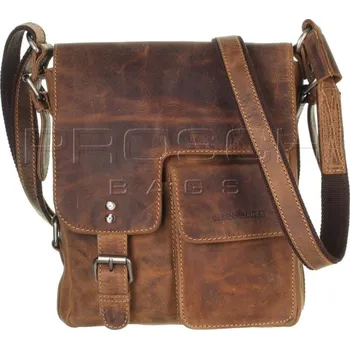 Kožená taška Greenburry 1912-M-25 hnědá