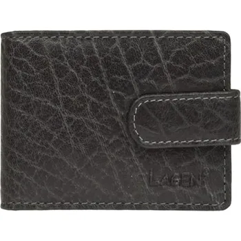 Módní doplněk Kožený vizitkár LAGEN 1485/T černý