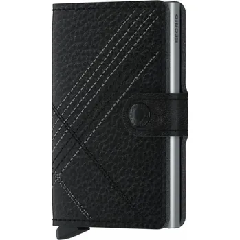 Peněženka Miniwallet Secrid Stitch Linea Black