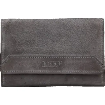 Peněženka Dámská kožená peněženka Lagen LG-11/D šedá