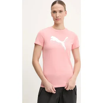 Pánské oblečení Bavlněné tričko Puma 684995 růžová 03B, vel. L