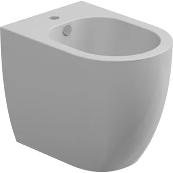 Bidet Bidet stojící Like, keramický, bílý lesklý, s otvorem pro baterii, LKBI01000