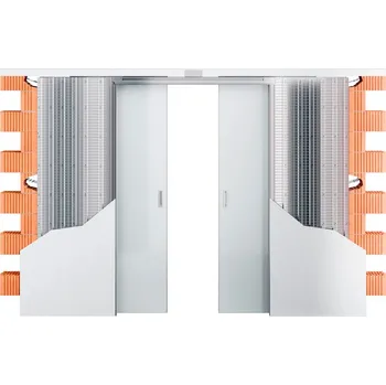 Stavební pouzdro JAP Norma Komfort 1200/2100 mm, do sádrokartonu, Tl. příčky: 100 mm