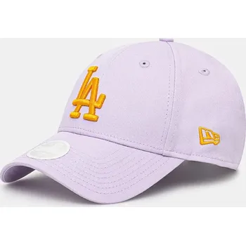 Pokrývka hlavy Bavlněná baseballová čepice New Era ESS 9FORTY® LOS ANGELES DODGERS, ONE SIZE, fialová, 04X