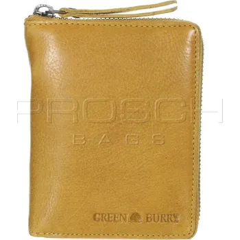 Peněženka Kožená peněženka na zip Greenburry 2907-45