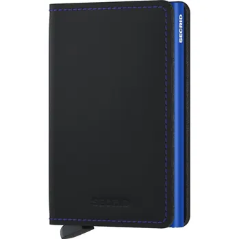 Peněženka Slimwallet Secrid Matte Black & Blue