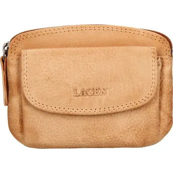 Kožená klíčenka LAGEN 786-382/D Caramel