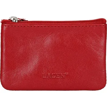 Kožená klíčenka LAGEN K-2 LT Red