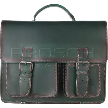 Kožená taška Greenburry BUFFALO 1128/NB-30 zelená