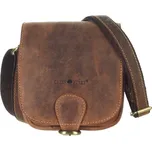 Kožená kabelka Greenburry 1738-25 hnědá