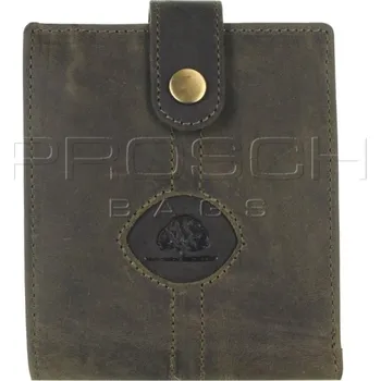 Peněženka Kožená peněženka na krk Greenburry 325-30 olivová