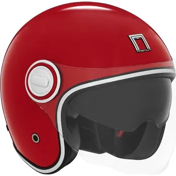 Helma na motorku přilba HERITAGE, NOX PREMIUM (červená, vel. XS) 2026