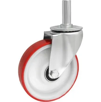 Pojezdové kolečko Plastové kolo 160 mm otočná vidlice s čepem