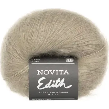 Příze Novita Edith 6061 Lněná (Mohérová příze Edith Zärtlich )