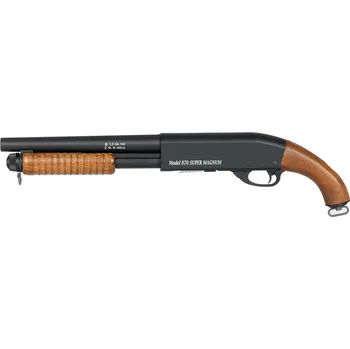 Airsoftová zbraň S&T Airsoftová brokovnice ST870 Short - Real Wood [S&T]