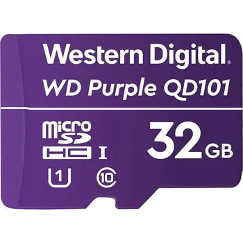 Paměťová karta SANDISK WD PURPLE 32GB MicroSDHC QD101 WDD032G1P0CC CL10 U1