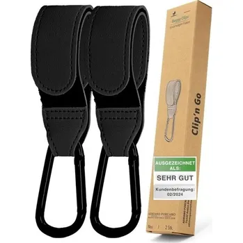 ADRIANO PORCARO® I Háčky na kočárky na tašky [balení 2 ks] I Háčky na kočárek I Perfektní pro