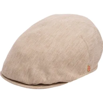 Čepice Pánská letní béžová lněná bekovka - Mayser - UV faktor 30 - Sidney Velikost: 57 cm (M)