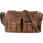 Kožená kabelka Greenburry 1769-25 hnědá