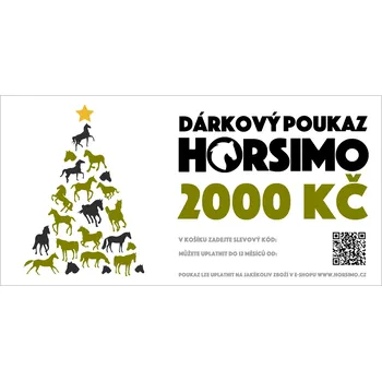 Dárkový potravinový koš HORSIMO VOUCHER - Vánoční dárkový poukaz 2 000 Kč DO RUKY