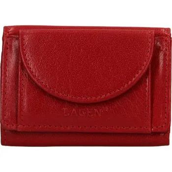 Peněženka Unisex kožená peněženka LAGEN W-2030 červená
