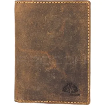 Peněženka Kožená dokladovka Greenburry 1794B-25 hnědá