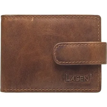 Peněženka Kožený vizitkár LAGEN 1485/V hnědý