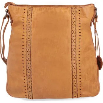 Kabelka Kožená kabelka Noelia Bolger NB 2028 ZLU žlutá