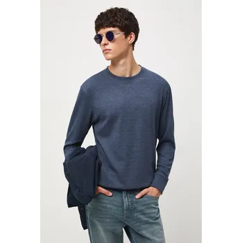 Pánské tričko Tričko s dlouhým rukávem Medicine RW24.BUM051 námořnická modř 59X, vel. S