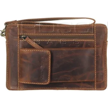 Kožená etue Greenburry 1732M-25 hnědá