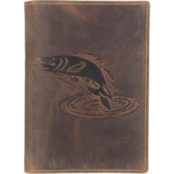 Obal na doklad Greenburry 328B-Štika-25 Hnědá