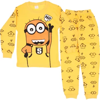 Dívčí pyžamo Dětské pyžamo dlouhý rukáv Minions 80