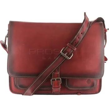 Kožená taška Greenburry BUFFALO 1003/B-26 červená