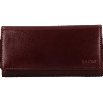 Peněženka Dámská kožená peněženka Lagen V-62/B bordová