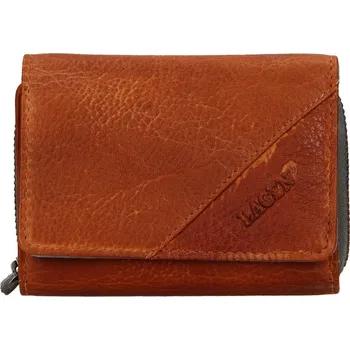 Peněženka Dámská kožená peněženka Lagen JK-0721/D Caramel/Gr