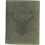 Kožená peněženka Greenburry 1701-RS-30 olivová