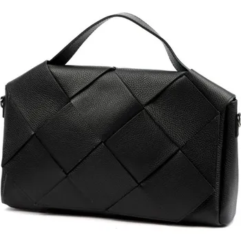 Kožená kabelka Luka 23-005 DOLLARO - černá