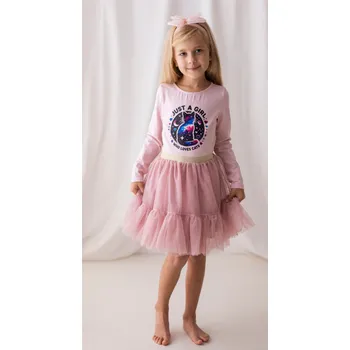 Dívčí blůzka Měsíční kočka-Lily Grey 104 / 4 roky