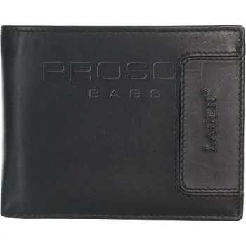 Peněženka Pánská kožená peněženka LAGEN 11221 černá