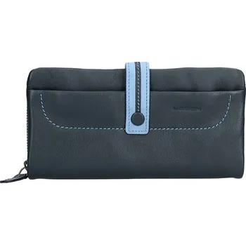 Peněženka Dámská kožená peněženka LAGEN NPD-80 modrá