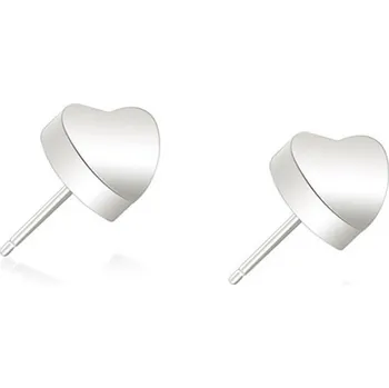 Náušnice Náušnice z chirurgické oceli 316L Srdce - Nerez RL