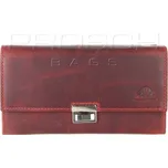 Kožená kasírka Greenburry1785-26 červená