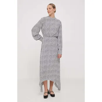 Dámské šaty Šaty United Colors of Benetton 43UEDV060.71J modrá 55X, vel. XL