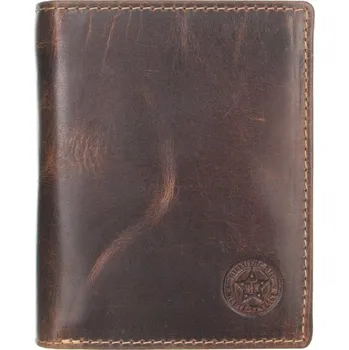 Peněženka Kožená peněženka Greenburry BTK 0963-25 hnědá