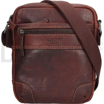 Pánská kožená taška přes rameno Lagen 22403 hnědá