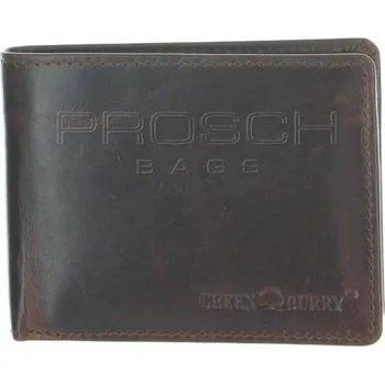 Peněženka Kožená peněženka Greenburry 4804-24 hnědá