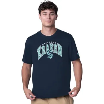 Pánské tričko Starter Tričko Seattle Kraken Drop The Puck SS Tee