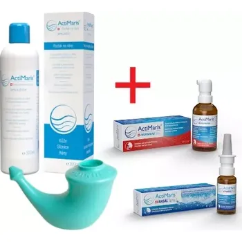 Bylinná léčivá mast ActiMaris sada na záněty a rány nosu a hrdla – pro děti