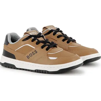 Chlapecké tenisky Dětské tenisky BOSS hnědá barva, J52563 J52563.30.35 84X, EUR 35