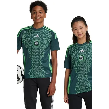 Dětské tričko adidas Performance FAF zelená barva, IT2736 77X, vel. 176